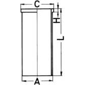 Zylinderlaufbuchse KOLBENSCHMIDT - 89316190