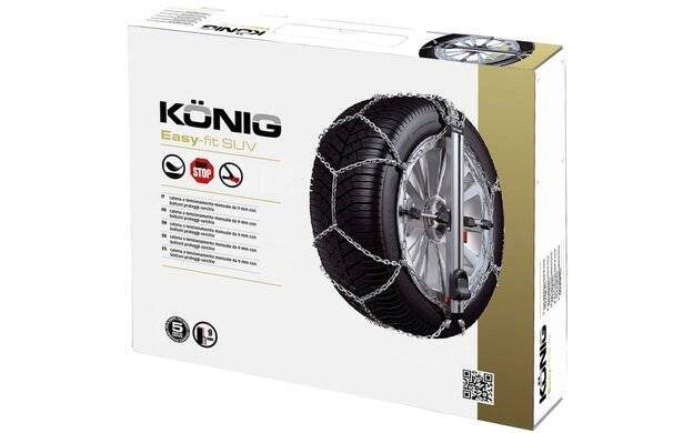 2 Snow Chains KONIG EASY-FIT SUV 225