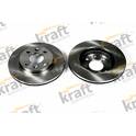 Front brake disc KRAFT AUTOMOTIVE - 6045010