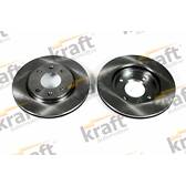 Front brake disc KRAFT AUTOMOTIVE - 6045520