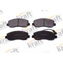 Front brake pad set (4 pcs) KRAFT AUTOMOTIVE - 6001713