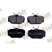 Front brake pad set (4 pcs) KRAFT AUTOMOTIVE - 6001000