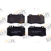 Front brake pad set (4 pcs) KRAFT AUTOMOTIVE - 6001280
