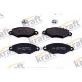Front brake pad set (4 pcs) KRAFT AUTOMOTIVE - 6005679