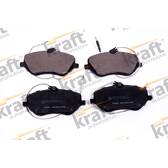 Front brake pad set (4 pcs) KRAFT AUTOMOTIVE - 6005740