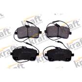 Front brake pad set (4 pcs) KRAFT AUTOMOTIVE - 6005742