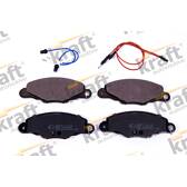 Front brake pad set (4 pcs) KRAFT AUTOMOTIVE - 6006026