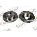 Rear brake disc KRAFT AUTOMOTIVE - 6041160