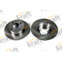 Rear brake disc KRAFT AUTOMOTIVE - 6050010