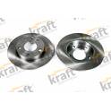 Rear brake disc KRAFT AUTOMOTIVE - 6050190