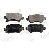 Rear brake pad set (4 pcs) KRAFT AUTOMOTIVE - 6001650