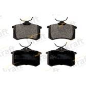 Rear brake pad set (4 pcs) KRAFT AUTOMOTIVE - 6010040