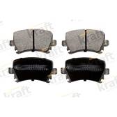 Rear brake pad set (4 pcs) KRAFT AUTOMOTIVE - 6010090