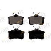 Rear brake pad set (4 pcs) KRAFT AUTOMOTIVE - 6010092