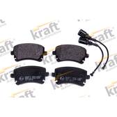 Rear brake pad set (4 pcs) KRAFT AUTOMOTIVE - 6010907