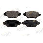 Rear brake pad set (4 pcs) KRAFT AUTOMOTIVE - 6011500