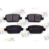 Rear brake pad set (4 pcs) KRAFT AUTOMOTIVE - 6012304