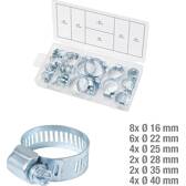 Surtido de abrazaderas de mangueras, Ø 16-40mm, 26 pzs. KS TOOLS - 970.0070