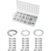 Surtido de arandelas dentadas y suplementos, M3-10, 720 pzs. KS TOOLS - 970.0240