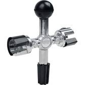 Limpiador de terminales y bornes de batería en llave de cruz KS TOOLS - 700.1195