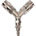 Pneumatic Y connector for connecting 2 pneumatic tools KS TOOLS - 165.0117