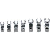 Jeu de 7 clés à tuyauter 3/8'' 12 pans à tête pivotante, 11-19 mm KS TOOLS - 911.1750