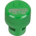 TPMS tyre bleeder, green, left rear KS TOOLS - 100.1188