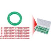 O-rings assortment for HNBR air conditioning, 270 pcs KS TOOLS - 970.0340
