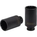 Ponta de chave de caixa 1/2" especial para veio articulado dozavado, 33mm KS TOOLS - 150.1711