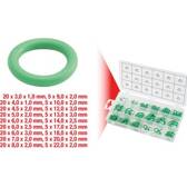 Sortido o-rings, HNBR, interior Ø 3-22mm, 225 peças KS TOOLS - 970.0260