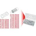 Springs assortment, 200 pcs KS TOOLS - 970.0010