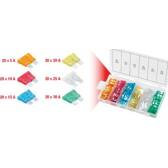 Sortido fusíveis para automóvel, 5-30A, zinco, 120 peças KS TOOLS - 970.0250