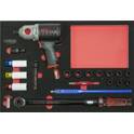 1/2'' Impact wrench and sockets foam set, 19 pcs. KS TOOLS - 711.1019
