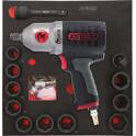 3/4'' air impact socket and wrench module, 13 pieces KS TOOLS - 712.1013