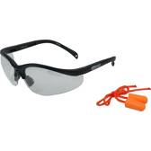  Schutzbrille - Transparent mit Ohrstöpseln KS TOOLS - 310.0176