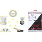 Interior protector set 5 in 1, pack of 100 KS TOOLS - 500.8110