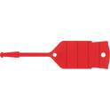 Key chain with loop, red, pack of 500 KS TOOLS - 500.8019
