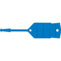 Key chain with loop, blue, pack of 500 KS TOOLS - 500.8094