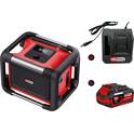 Gabinete de canteiro de obras com bateria 18V 4Ah e carregador rápido KS TOOLS - 100172F-A1