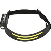 Lampe frontale LEDs flexible rechargeable 300 lumens KS TOOLS - 150.4520F