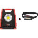 30 W LED mobile floodlight and headlamp set KS TOOLS - 150.4352-A1