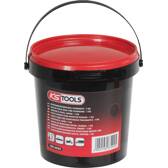 Black tire grease bucket, 1 kg KS TOOLS - 100.4030