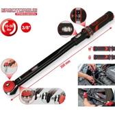 3/8" ERGOTORQUE®precision torque wrench with rotary mushroom ratchet head, 5-50Nm KS TOOLS - 516.1422