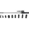 Coffret d'extracteurs d'injecteurs pour burineur pneumatique, 10 pcs KS TOOLS - 152.1450