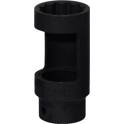 Douille d'extraction 1/2'' 12 pans, 28 mm pour injecteur MAN, L.78 mm KS TOOLS - 455.0031