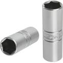 ULTIMATE spark plug socket 1/2'', hexagonal 18 mm  KS TOOLS - 922.1207
