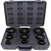Coffret de 9 douilles à ergots pour écrous de moyeux KS TOOLS - 450.5000