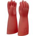 Rote Elektrikerhandschuhe aus Naturlatex mit mechanischem Schutz, Schutzklasse 0 AZC, Größe 10 KS TOOLS - 112.1762