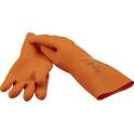  T9 Präzisions-Isolierhandschuhe aus orangefarbenem Naturkautschuk mit mechanischem Schutz, Klasse 0 AZC KS TOOLS - 112.1765