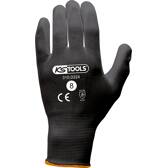  Schachtel mit 12 Paar schwarzen Mikrofaserhandschuhen, Größe 8 KS TOOLS - 310.0324